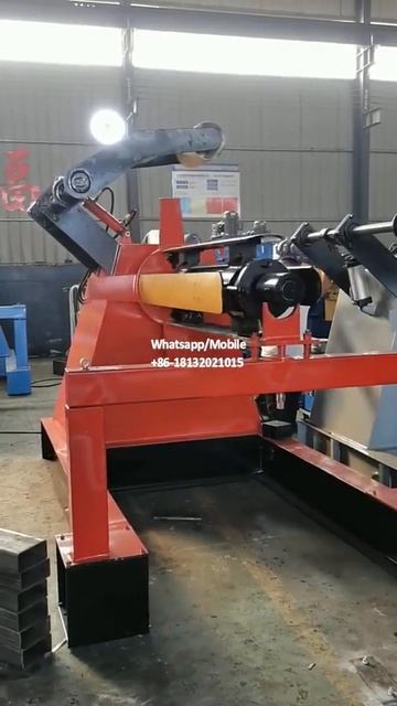 Гидравлический разматыватель для рулонной металличе? смотреть онлайн