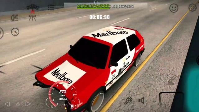 Драг настройка на гольф в кар паркинг мультиплеер для