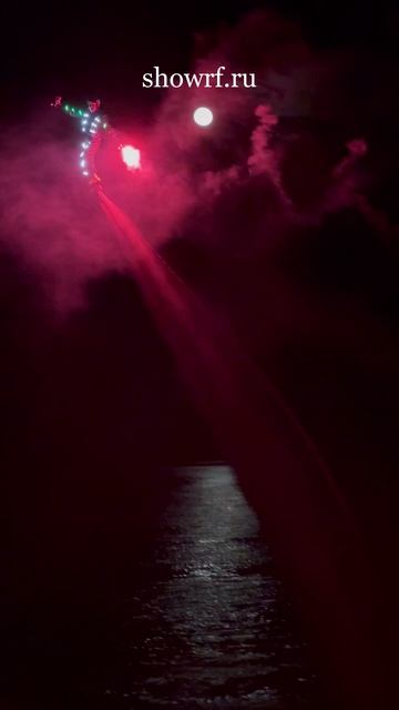 Световое-огненное флайборд шоу сборной России #shorts