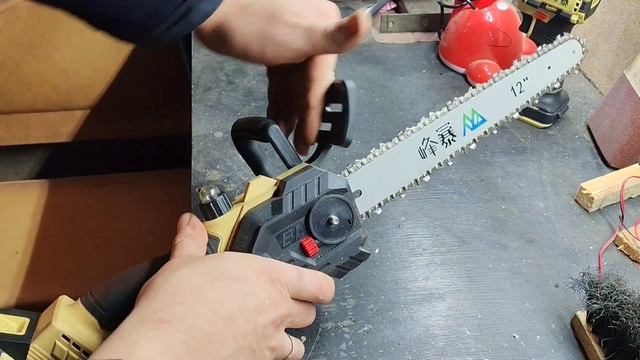 Аккумуляторная цепная пила #Feng Bao 8308, подробности