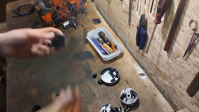 Ремонт бензопили Husqvarna 345 (340, 350) основні поломки смотреть онлайн