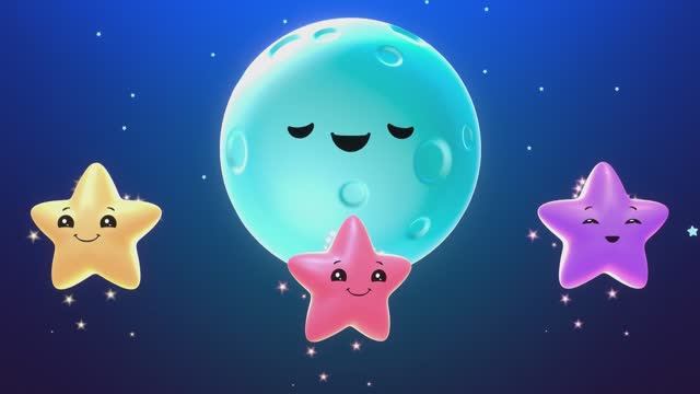 Танцующие звёзды
Hey Bear Sensory - Mindful Moon And Sleepy Stars - Wind Down And Relax