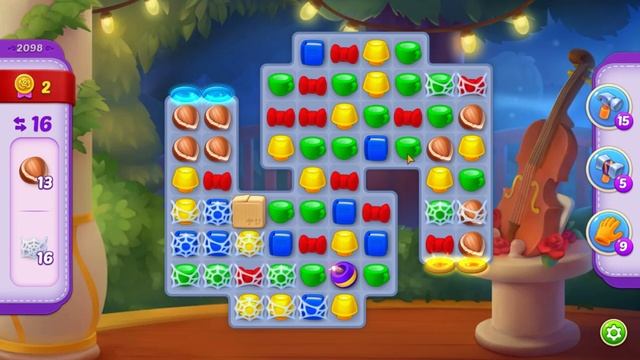 Homescapes Level 2098 Hard (No Boosters) / Уровень 2098 Сложный (Без бустеров) 03.08.2021