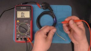 Как проверить кабель с вилкой мультиметром?