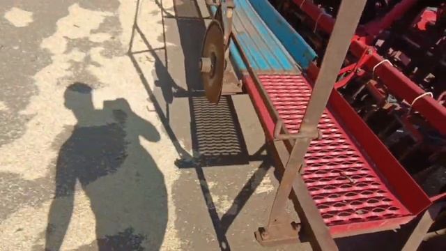 Сеялка зернотуковая рядковая СЗ-5,4 Червона Зирка экспресс-обзор от Константина Сорокина