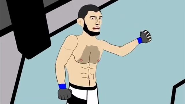 Хабиб нурмагомедов против Дастина. (мультихайп.)