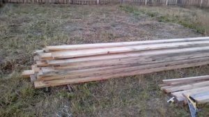 Начало строительства бани, разметка участка