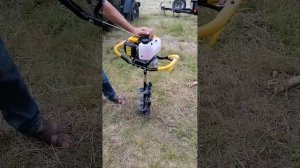 Испытание мотобура Huter GGD-52
