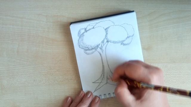 Учусь рисовать по книге. Двадцать первый день. Деревья смотреть онлайн
