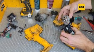Ремонт гайковерта DeWALT DCF897 (замена двигателя, платы, бл?