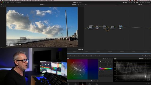 Обработка 8-bit кадров и видео, снятых на смартфон в REC 709 в Davinci Resolve смотреть онлайн