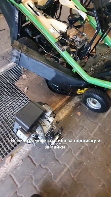 установка мотора в газонокосилку #газонокосилка смотреть онлайн