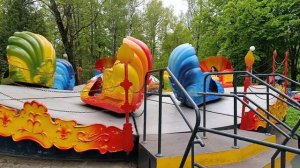 Москва Лианозовский парк старый советский аттракцион Ракушки