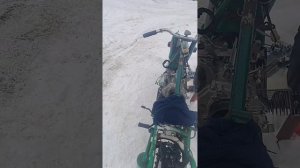 Мотоцикл Урал с двигателем от мотоблока 13лс