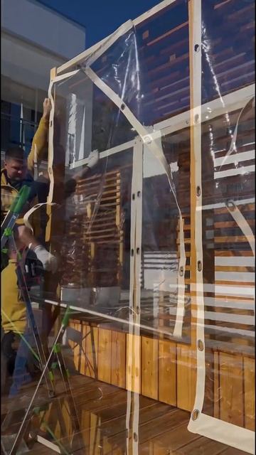 Установка мягких окон на беседку смотреть онлайн