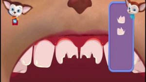 Барбоскины! Роза Лечит Зубки Малышу и Папе!  Интерактивная мини игра для детей! Роза стоматолог!