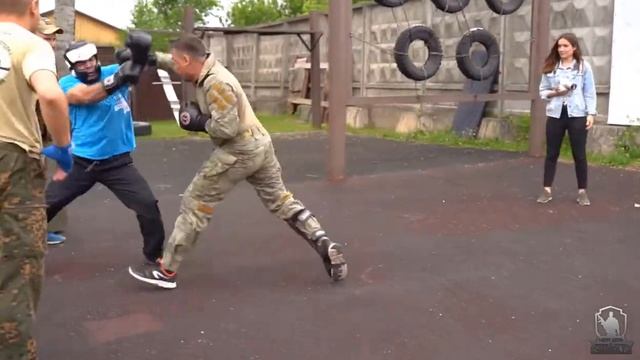 Спарринг после нагрузки. Июль 2019 бой 1. Тайский бокс. Му