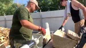 Видео отзыв довольного клиента Дровокола Горыныч 9Т 380