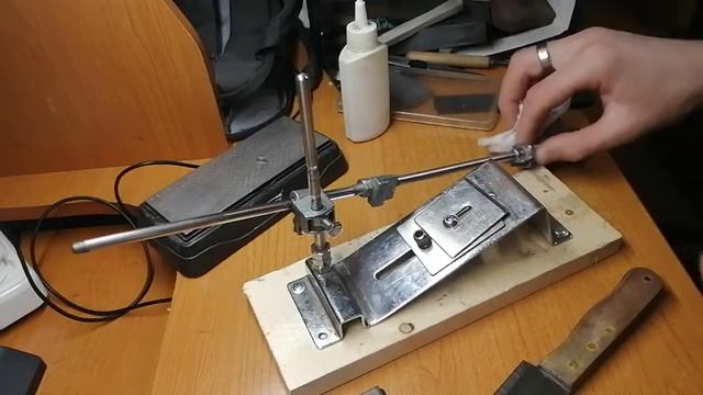 Как заточить нож. Точу нож для товарища. смотреть онлайн