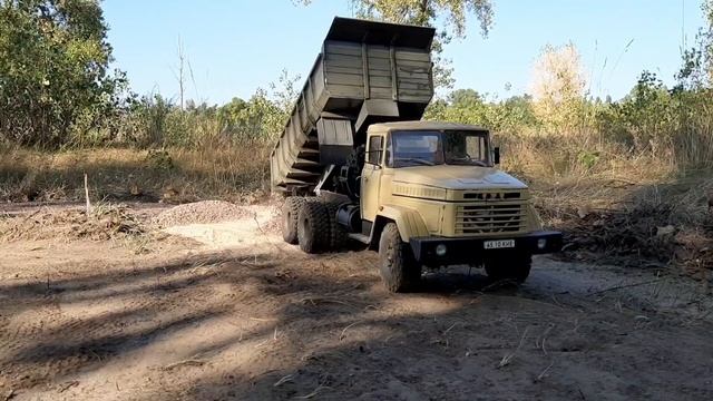 RC Краз 6510 доставка щебня