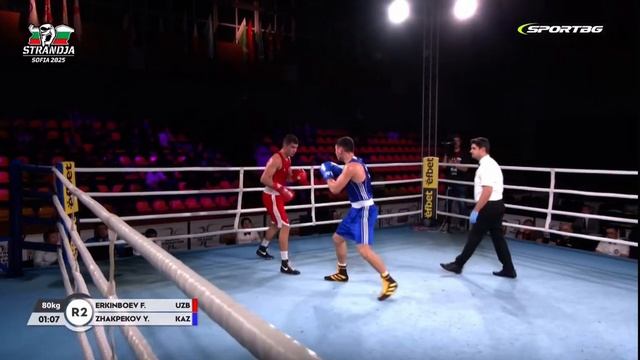 🔴 ФИНАЛ СТРАНДЖА. 80 кг. Ерасыл Жақпеков (KAZ) - Фазлиддин смотреть онлайн