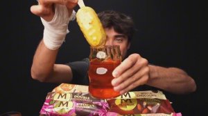 НАБИРАЕМ МАССУ ПРАВИЛЬНО: ЭСКИМО С ШОКОЛАДОМ И МЕДОМ МУКБАНГ ASMR