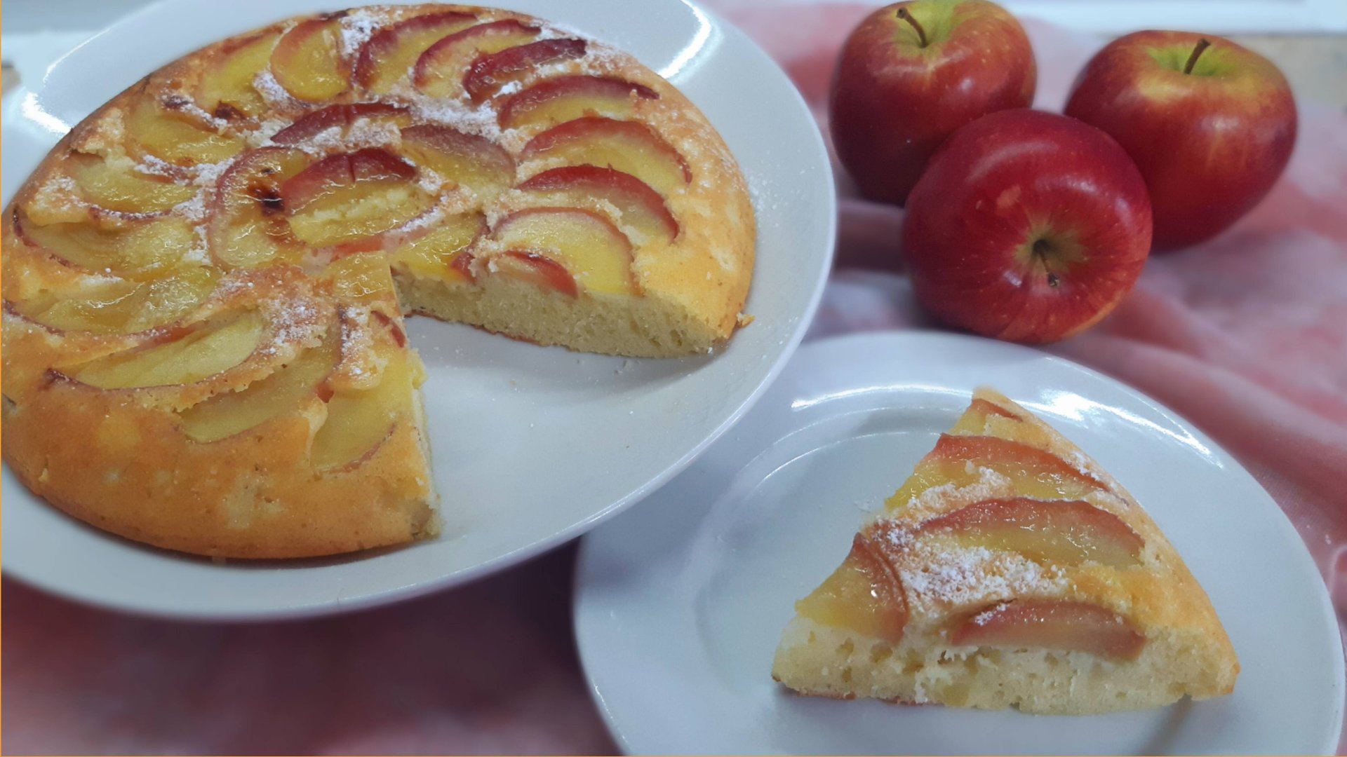 Шарлотка НА СКОВОРОДЕ. Яблочный пирог на кефире смотреть онлайн