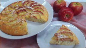 Шарлотка НА СКОВОРОДЕ. Яблочный пирог на кефире