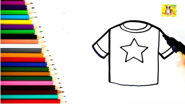 Как нарисовать Футболку/Просто рисовать Футболку#мил? смотреть онлайн