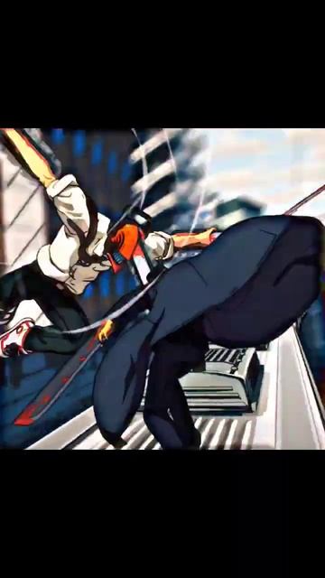 Бой двух демонов #человекбензопила #аниме #shorts #момент смотреть онлайн