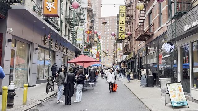 Чудесная прогулка, по улицам Китайского квартала МАНХЭТТЕН! ВИДЕО В HDR! смотреть онлайн