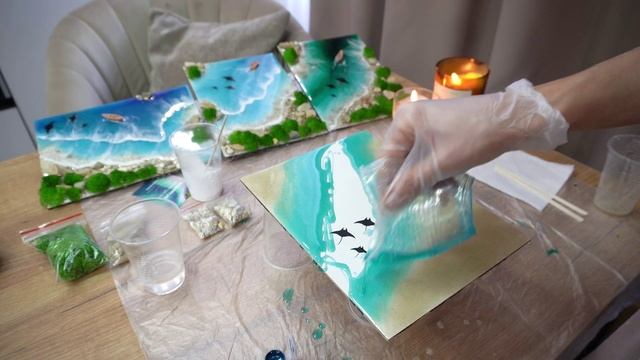 Инструкция. Набор для творчества из эпоксидной смолы: "Сердце бухты". смотреть онлайн