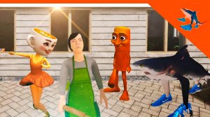 🩸 БАЛЕРИНА КАПУЧИНО ТУНГ ТУНГ ТУНГ САУР И СКУЛБОЙ АНИМАЦИЯ БОМБАРДИРО КРОКОДИЛО  SchoolBoy Runaway