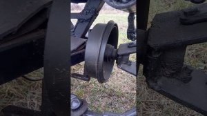 Трактор переломка из мотоблока.