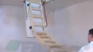 монтаж чердачной лестницы FAKRO LWK