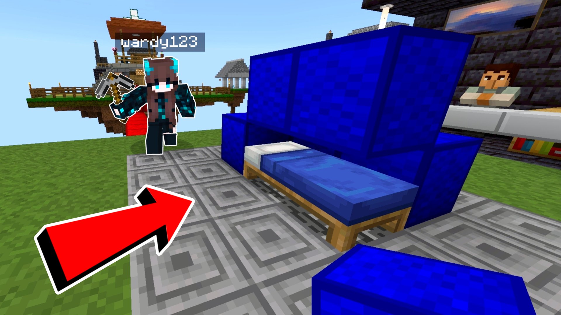 МОЙ ПЕРВЫЙ РОЛИК С БЕДВАРСОМ!!! *Битва нубика в майнкрафте* смотреть онлайн