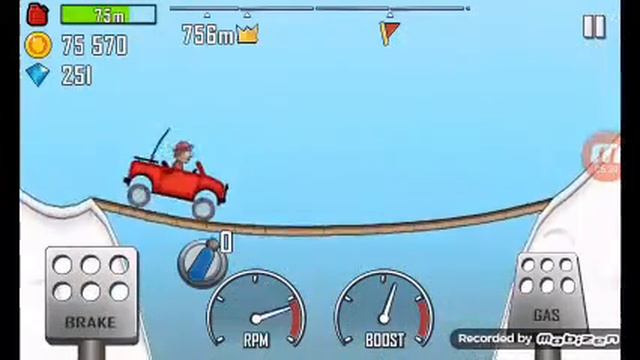 ПЫТАЮСЬ ПРОЙТИ 5-ЫЙ УРОВЕНЬ НА АРКТИКЕ | HILL CLIMB RACING смотреть онлайн