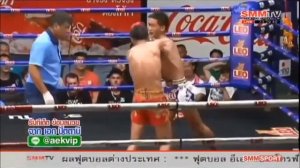 Лучшие нокауты локтем муай - тай