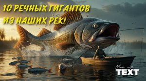 10 РЕЧНЫХ МОНСТРОВ РОССИИ: РЕАЛЬНЫЕ РЫБЫ-ГИГАНТЫ ИЗ ВОЛГИ, ОБИ И ДРУГИХ РЕК