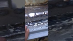 сварка двери и подножки газель