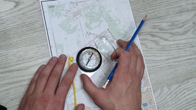 Азимут.Или как пользоваться компасом на карте.