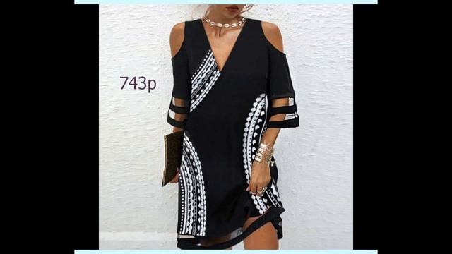 Покупки Одежды с AliExpress - Легкое летнее платье смотреть онлайн