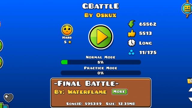 Geometry Dash рулет часть вторая
