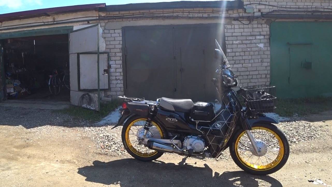 HONDA SUPER CUB AA04 ПЕРВЫЙ ВЫЕЗД май 2025 смотреть онлайн