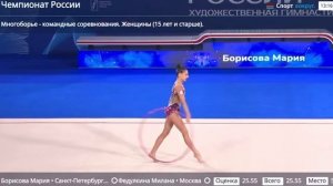 💜Выступление Марии Борисовой с обручем на |🌠Чемпион