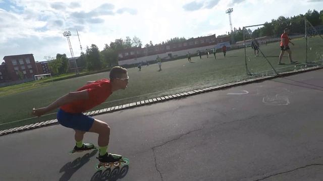VLOG Тренировка на роликах. Inline speed skating смотреть онлайн