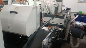 Двухпильный торцовочный станок с ЧПУ  мод. Qichen 550  для р