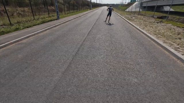 ТРЕНИРОВКА НА ЛЫЖЕРОЛЛЕРАХ. СПРИНТ КОНЬКОВЫЙ ХОД. ЧАС?