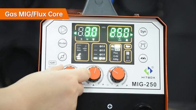 Сварочный аппарат HITBOX MIG250, Алюминиевая сварка