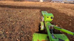 ПЕРВОЕ ВСПАХИВАНИЕ ДИЗЕЛЬНЫМ МОТОБЛОКОМ В ЭТОМ СЕЗОН?